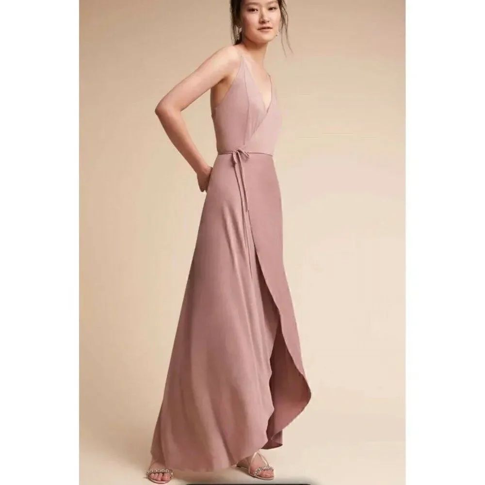 NEW  BHLDN SZ M TWOBIRDS LILY WRAP MAXI DRESS